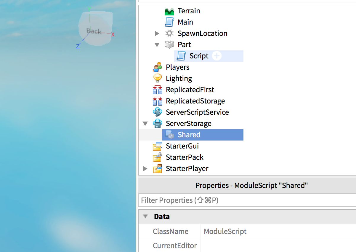 Roblox Studio Module Script